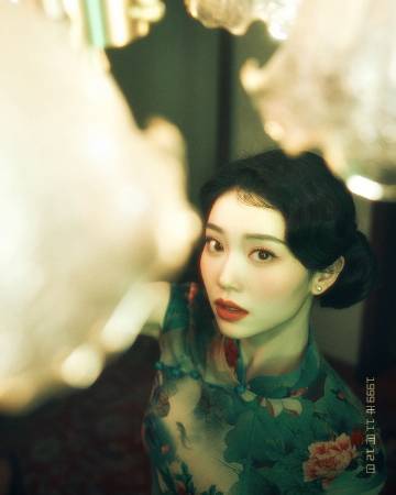 沈小婷旗袍惊艳到我了！旗袍还是得中国人穿有那感觉，太美了 