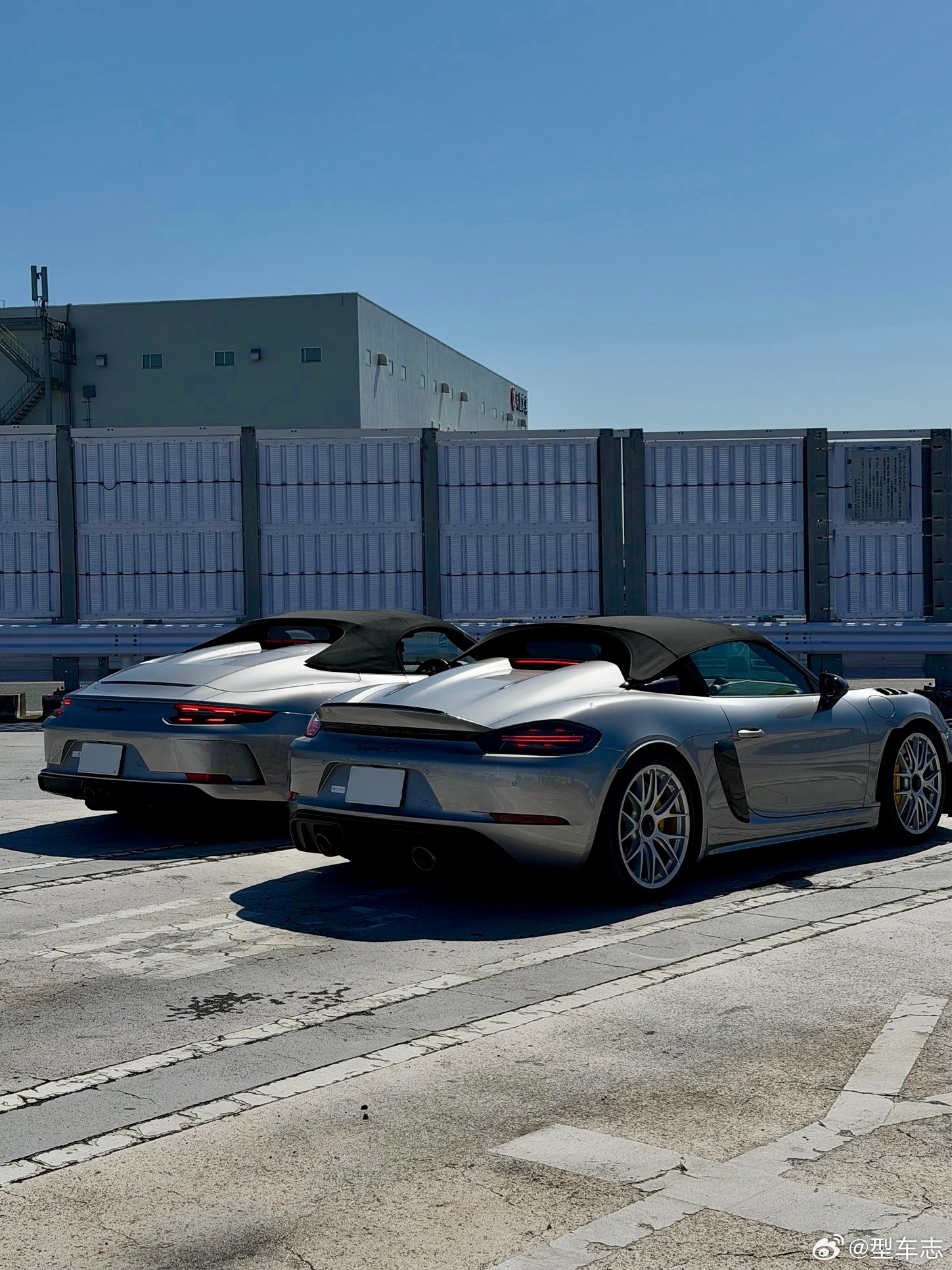 型车街拍 991 Speeder + Spyder RS一对夫妇开着来的，完美的