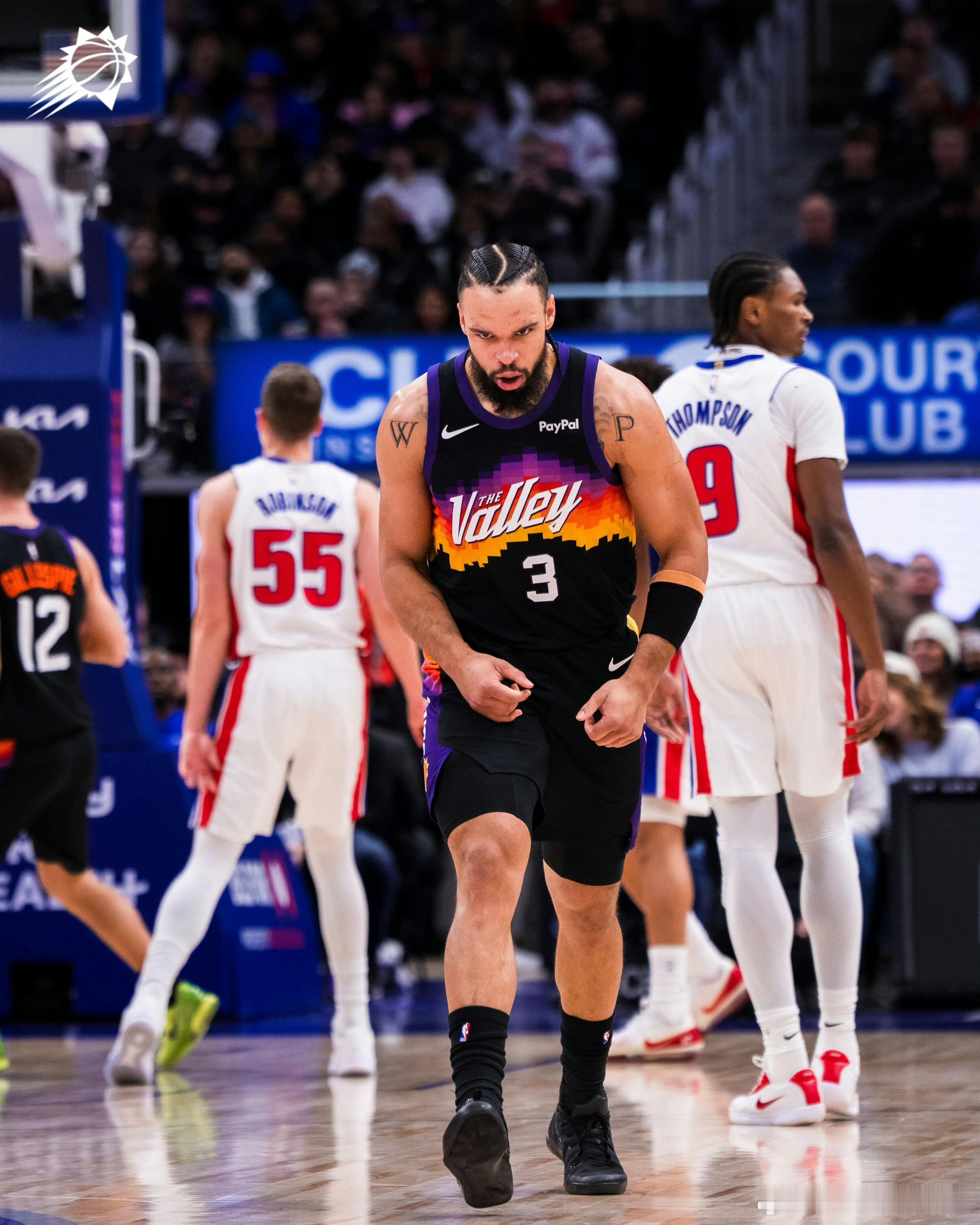 明日8场比赛预告🎬9:00 火箭vs老鹰10:00 篮网vs掘金，活塞vs太阳