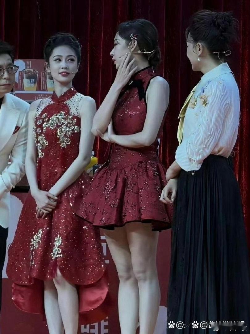 白鹿程潇这才是真正的大腿，没有拉直没有美颜 