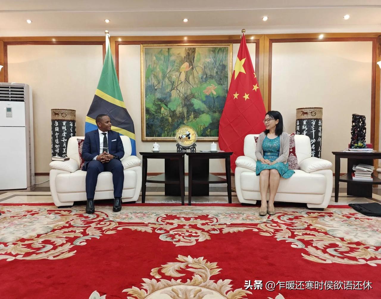 驻外大使的颜值天花板，没有之一。姿态优美、清丽脱俗，尽显中国女性的雍容典雅，“集