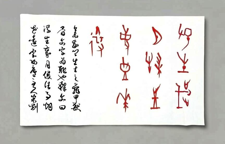米刚甲骨文作品