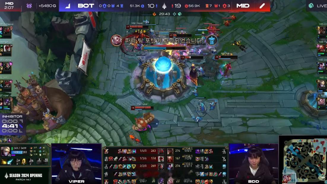 【#lck季前赛# ADC队 0-1 中单队】

中单队！赢咯！

#2024L