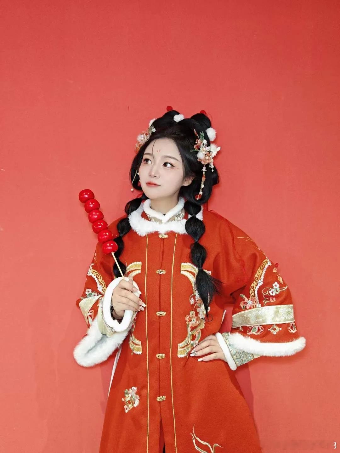 写真 冰糖葫芦甜，幸福开心一串串 