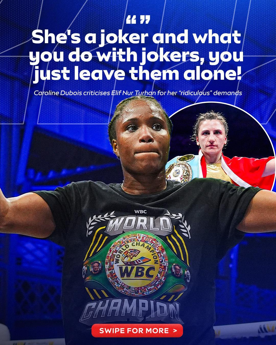 UFC 卡罗琳・杜布瓦Caroline Dubois谈及她与埃利夫・努尔・图尔汉