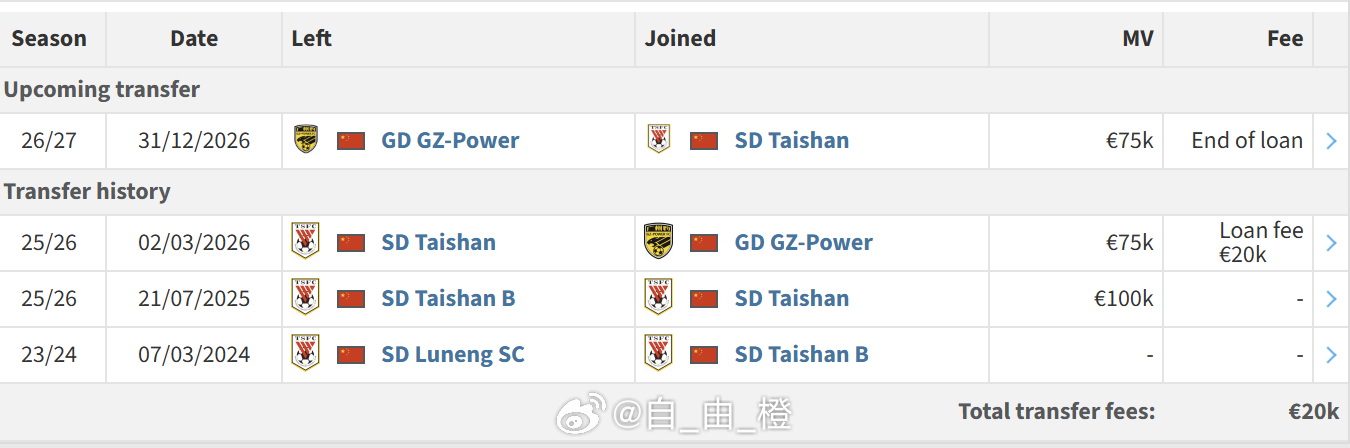 据德转更新，王昊斌租借加盟广东广州豹，租借费为2万欧元，约16.2万人民币。自由