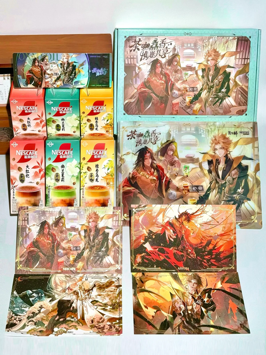 全套拿下！！雀巢咖啡✖️阴阳师好看麻了。。。