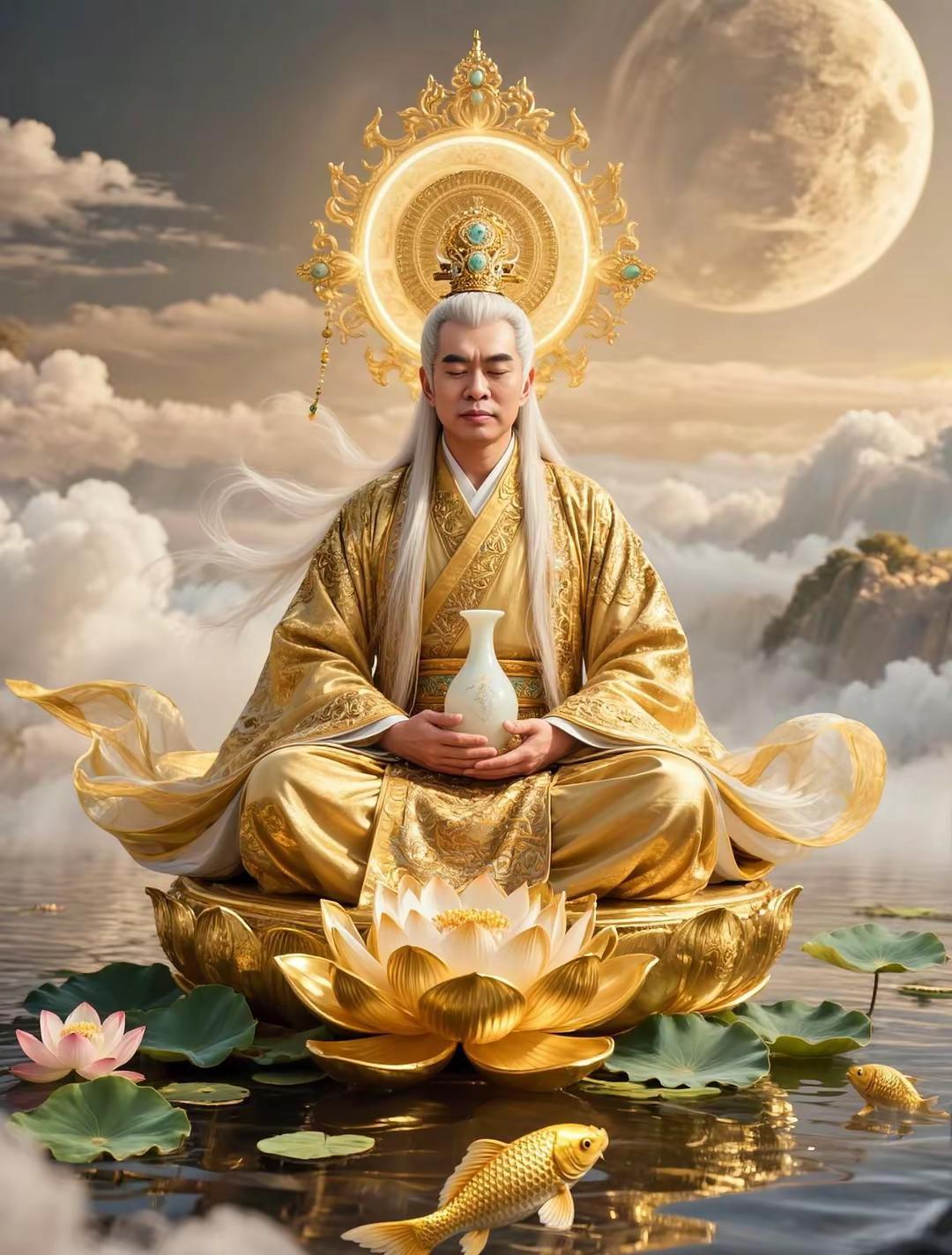 AI仙尊清修图 ai创作