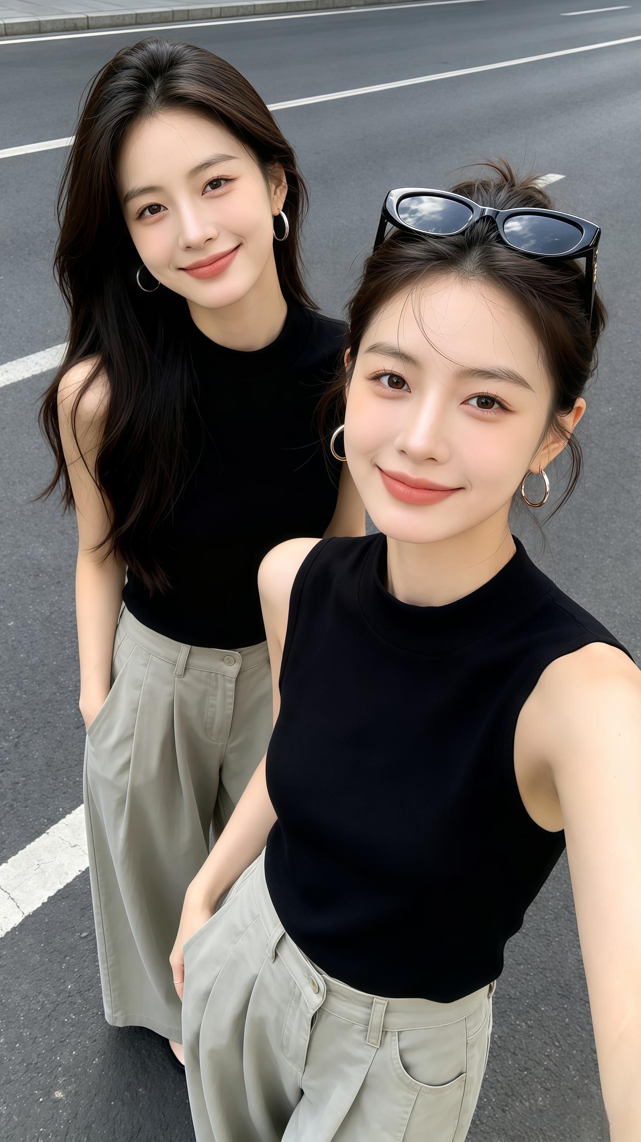 松弛感随性穿搭 无袖正当时，穿出不定义的美 穿搭韩系穿搭夏季穿搭