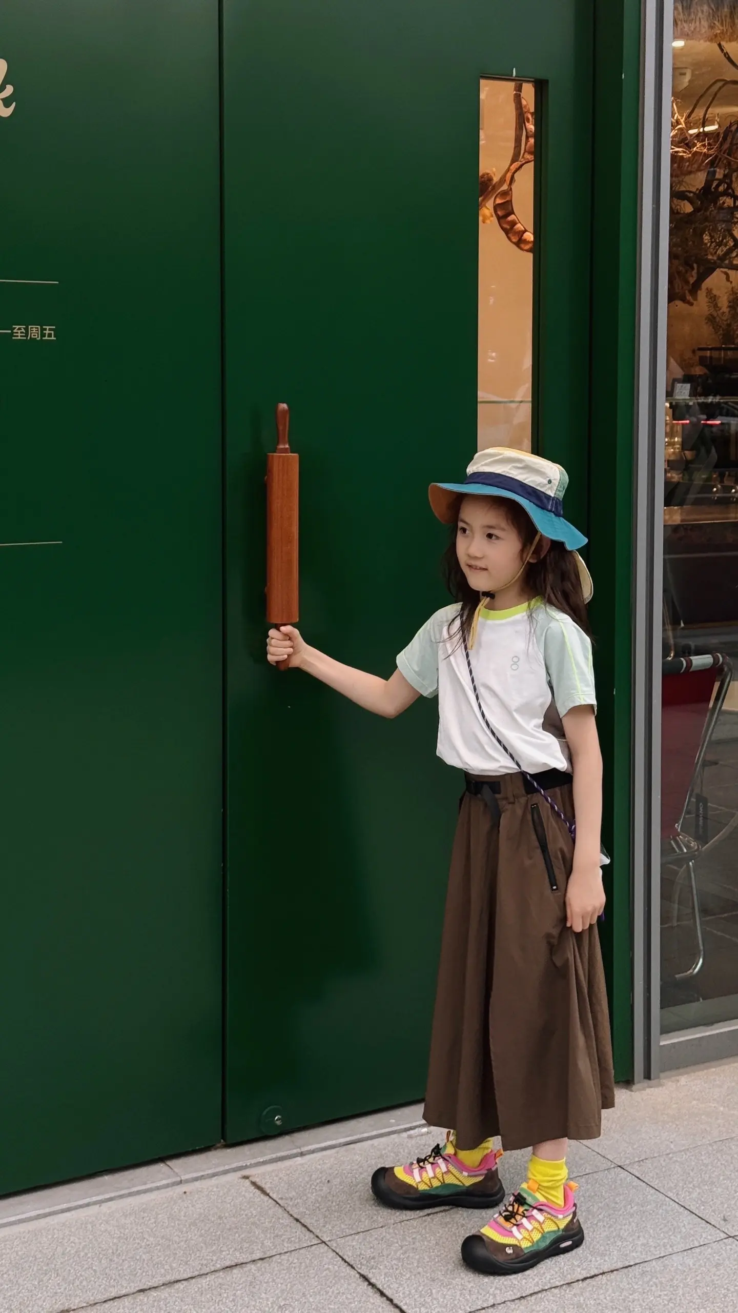 把女儿养成我理想的样子～妈妈本人表示非常羡慕这衣架子