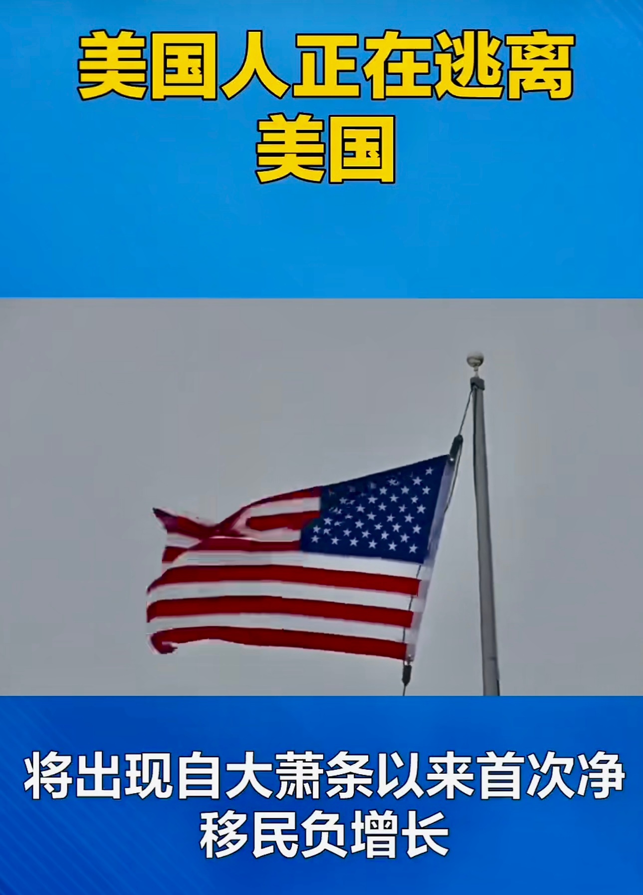 美国人正在逃离美国（中国新闻网） 