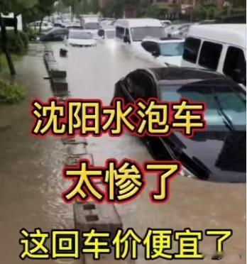 网传沈阳多位二手车头部主播的展厅被淹，绝非空穴来风。7月13日沈阳遭遇百年一遇特