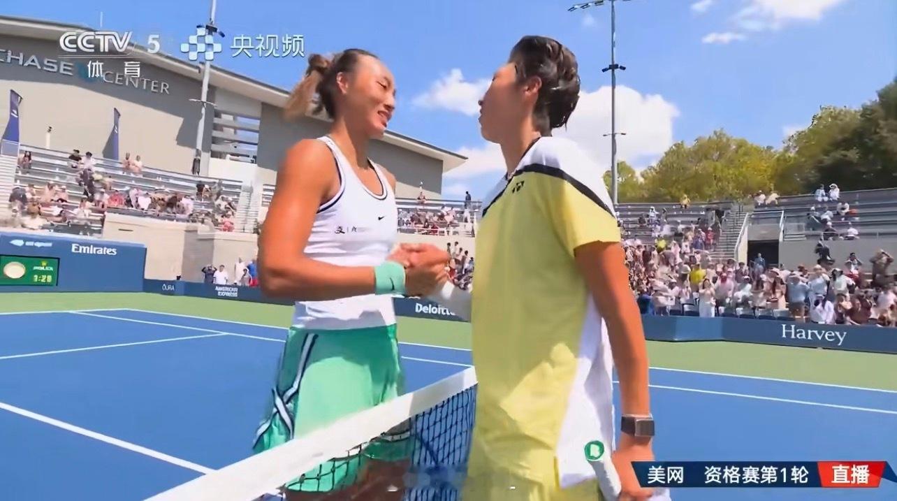 美网女单资格赛首轮👇🇨🇳郑钦文6-3/6-2🇨🇳尤晓迪🇨🇳朱琳 4