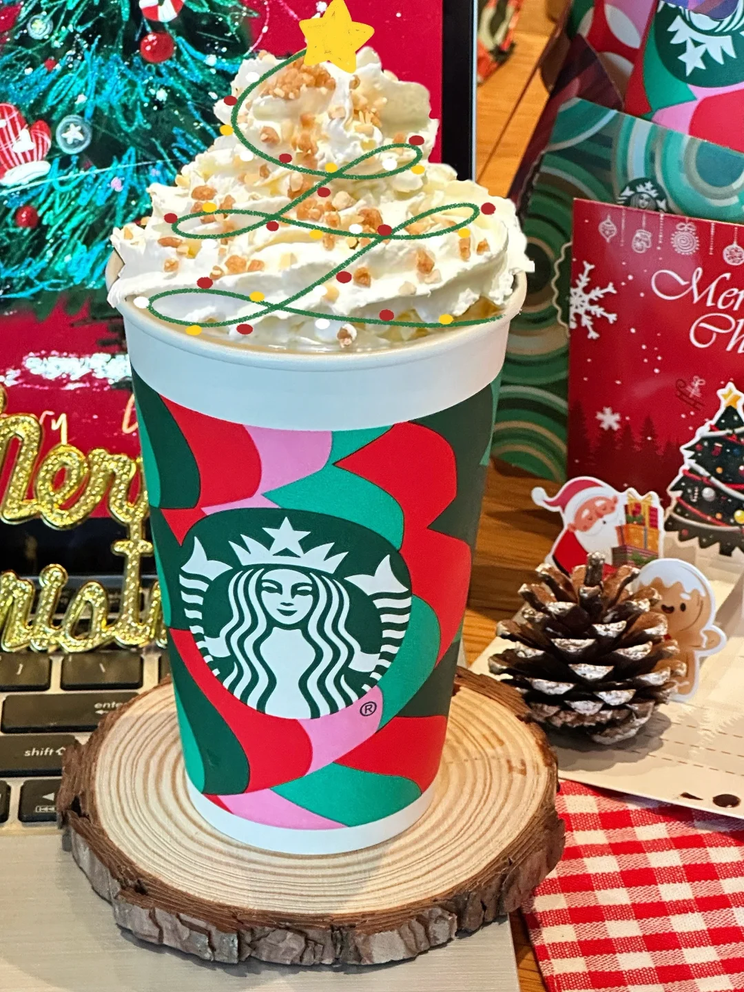星巴克圣诞新品！美团神券节喝咖啡免单啦‼️