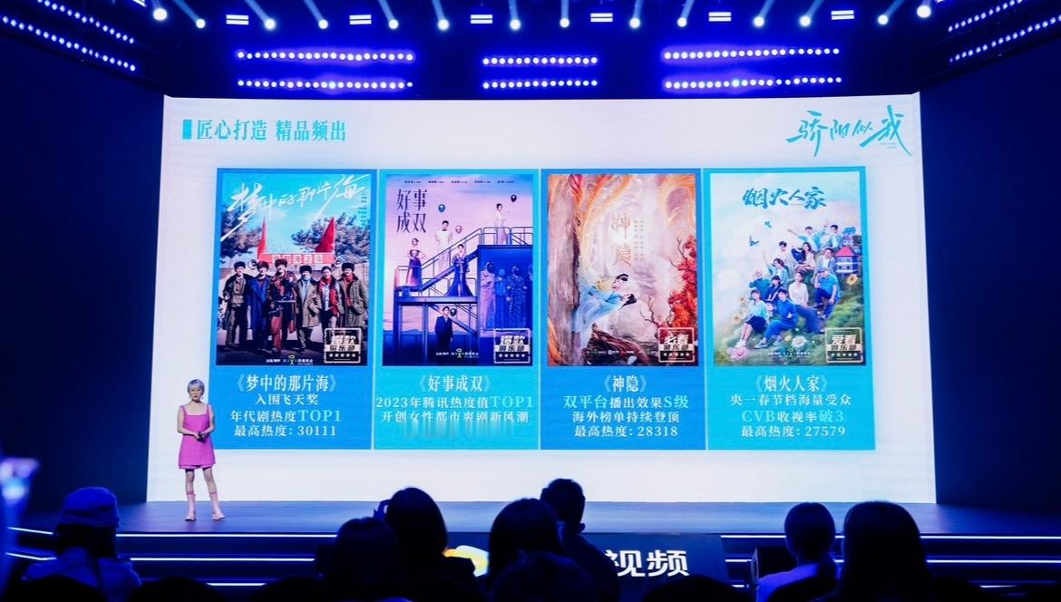 #骄阳似我 宋威龙赵今麦# 晓培看起来很爱骄阳啊！今天鹅的招商现场杨晓培不仅公布