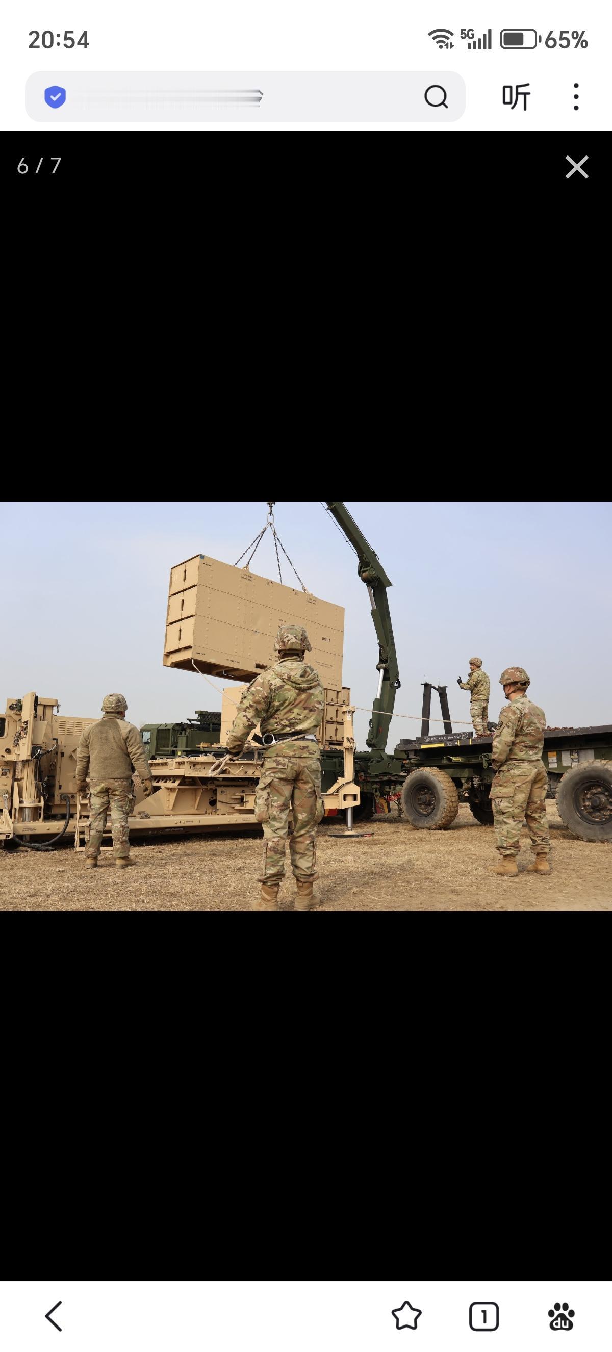 驻韩美军装备的“间接火力防御系统-增量2”(IFPC-IN2)防空系统，用于拦截