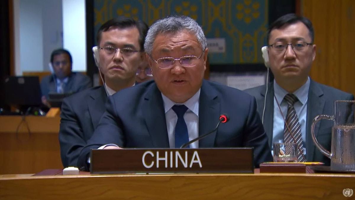 中国常驻联合国代表傅聪10月3日在第80届联大三委会议上，代表俄罗斯、白俄罗斯、