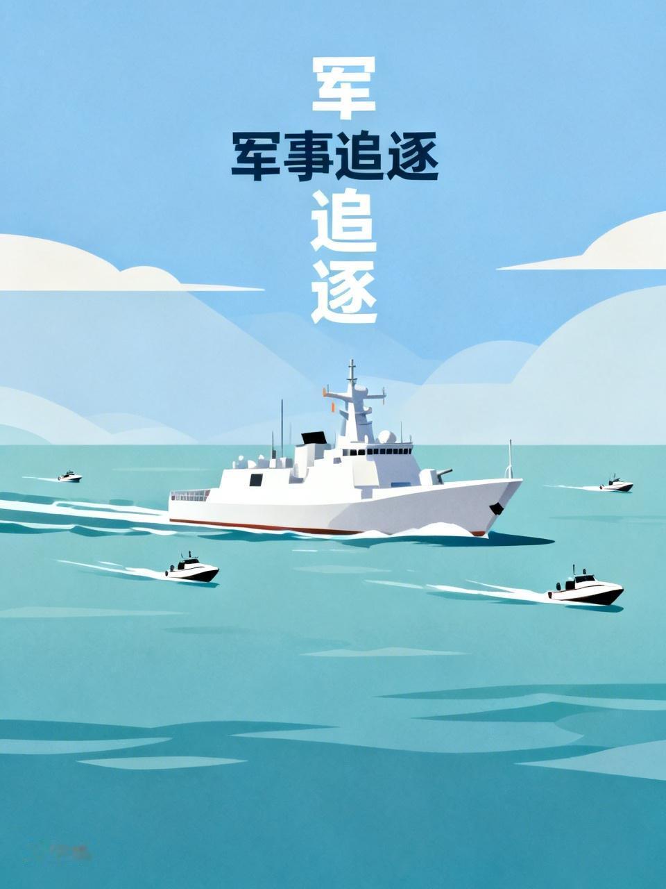 美军的驱逐舰竟然被伊朗的快艇追逐，看视频他们逃得那么狼狈，难道怕水下有什么武器吗