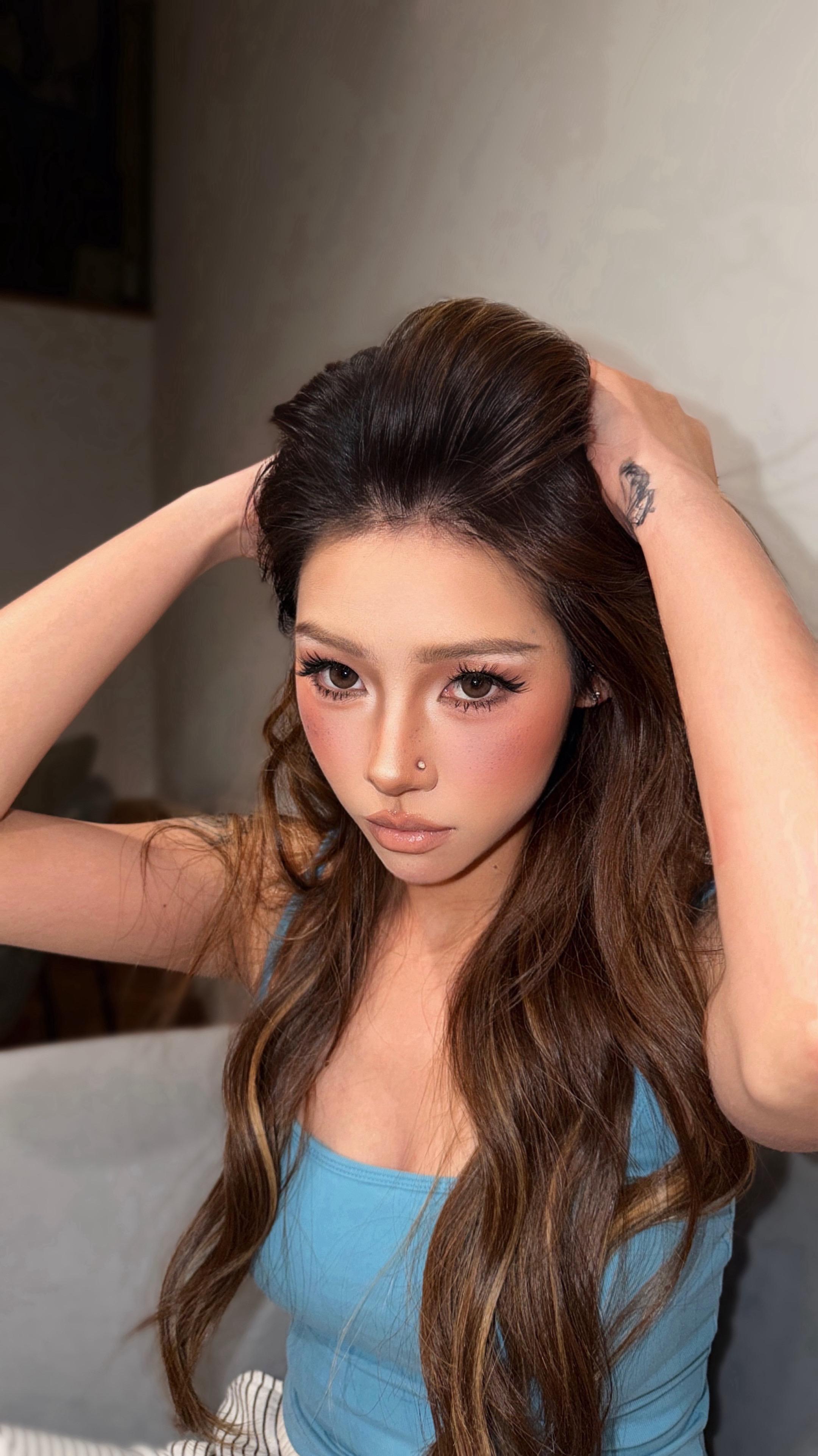 轻欧美 亚裔妆容