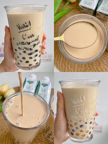 答应我，有空气炸锅的都去试试烤奶茶！  cr：陈小妹吃不胖 ​​​