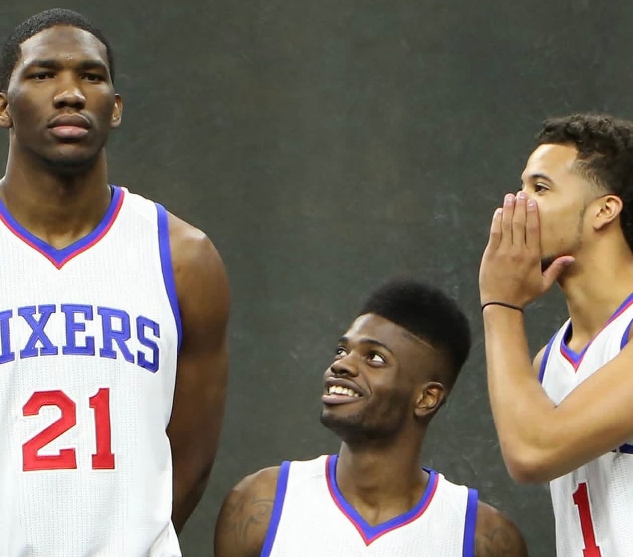 篮天下 2014年NBA媒体日，熟面孔旧相识📸Images via throw