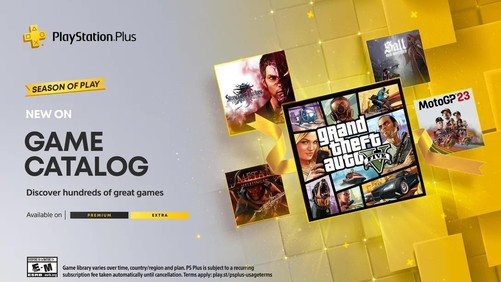 索尼发布 PS Plus 游戏阵容：《GTA V》领衔