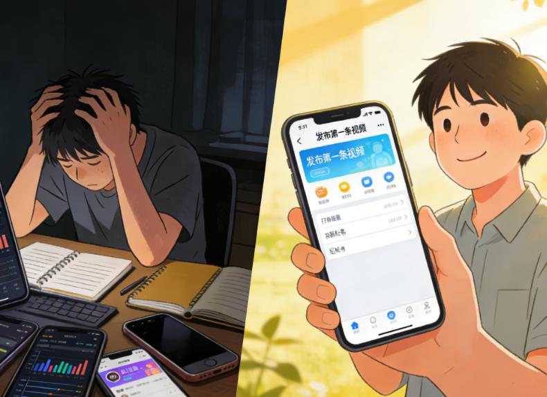 我这两天感觉自己像重生了似得，因为前一段时间一直在研究抖音号怎么才能做起来。
拿