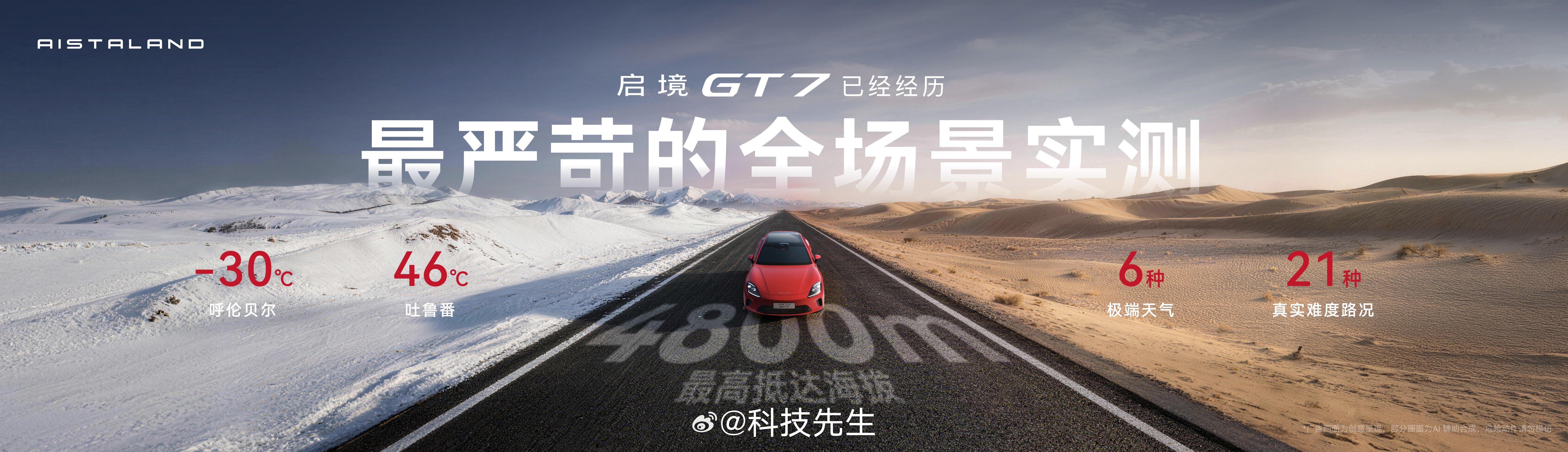 启境GT7定义智能猎装新标杆   启境GT7用实测数据印证极致驾控能力，新车历经