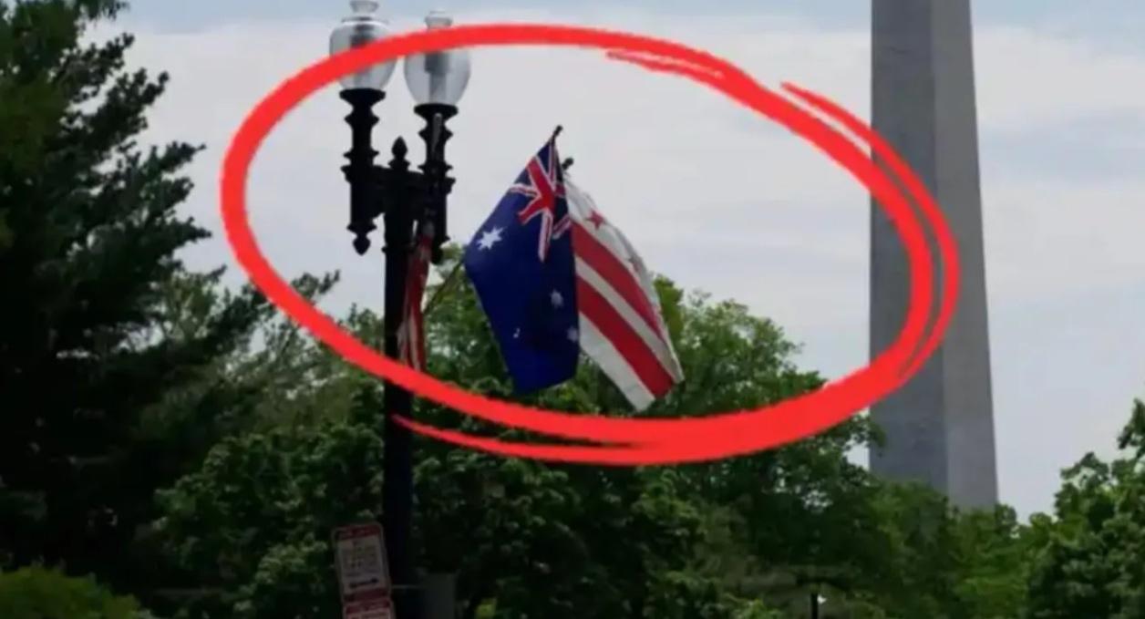 🇺🇸🇦🇺 华盛顿迎英王闹乌龙：挂错国旗，查尔斯秒变“澳大利亚国王”

为