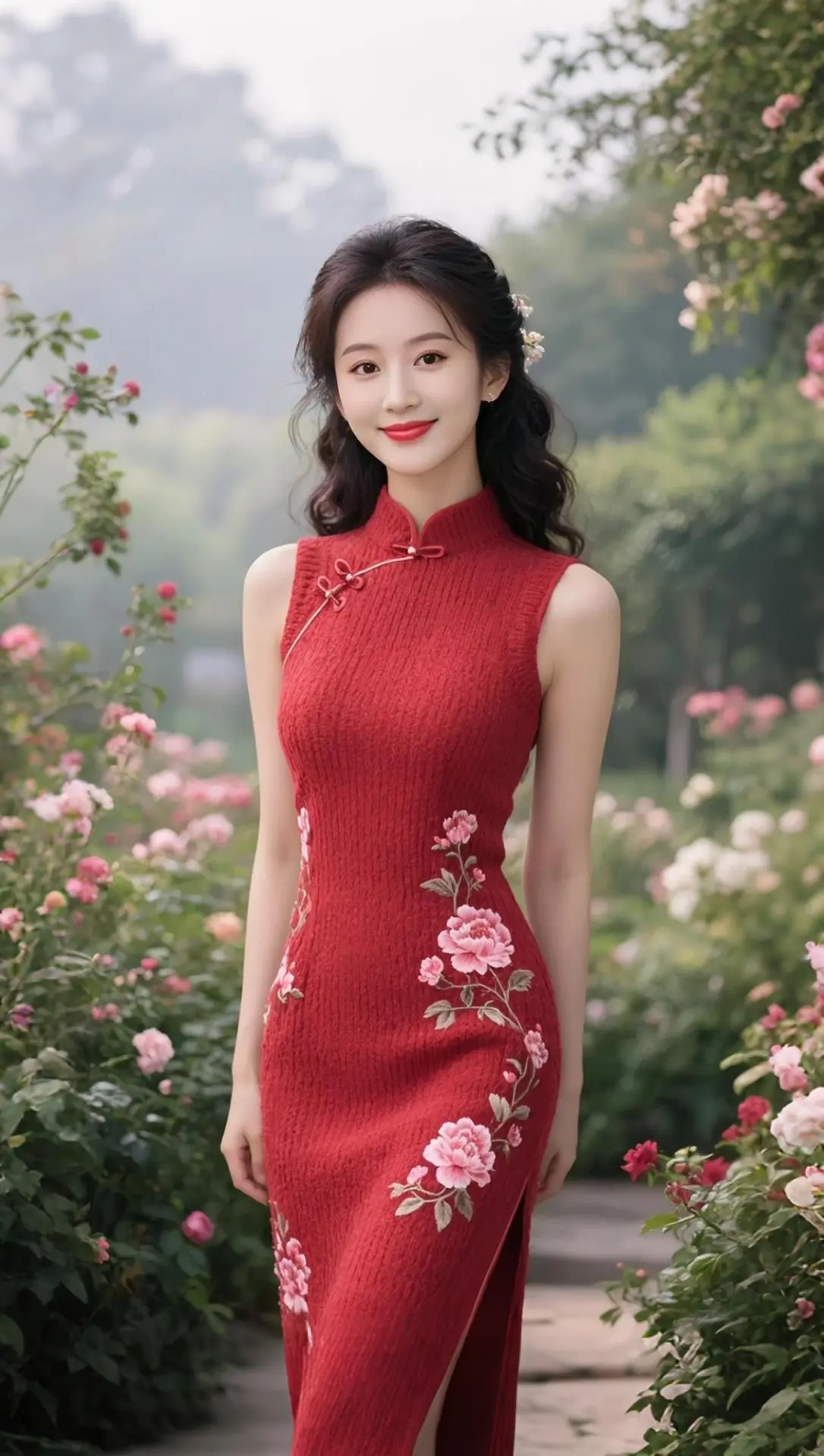 AI中式旗袍写真 ai创作