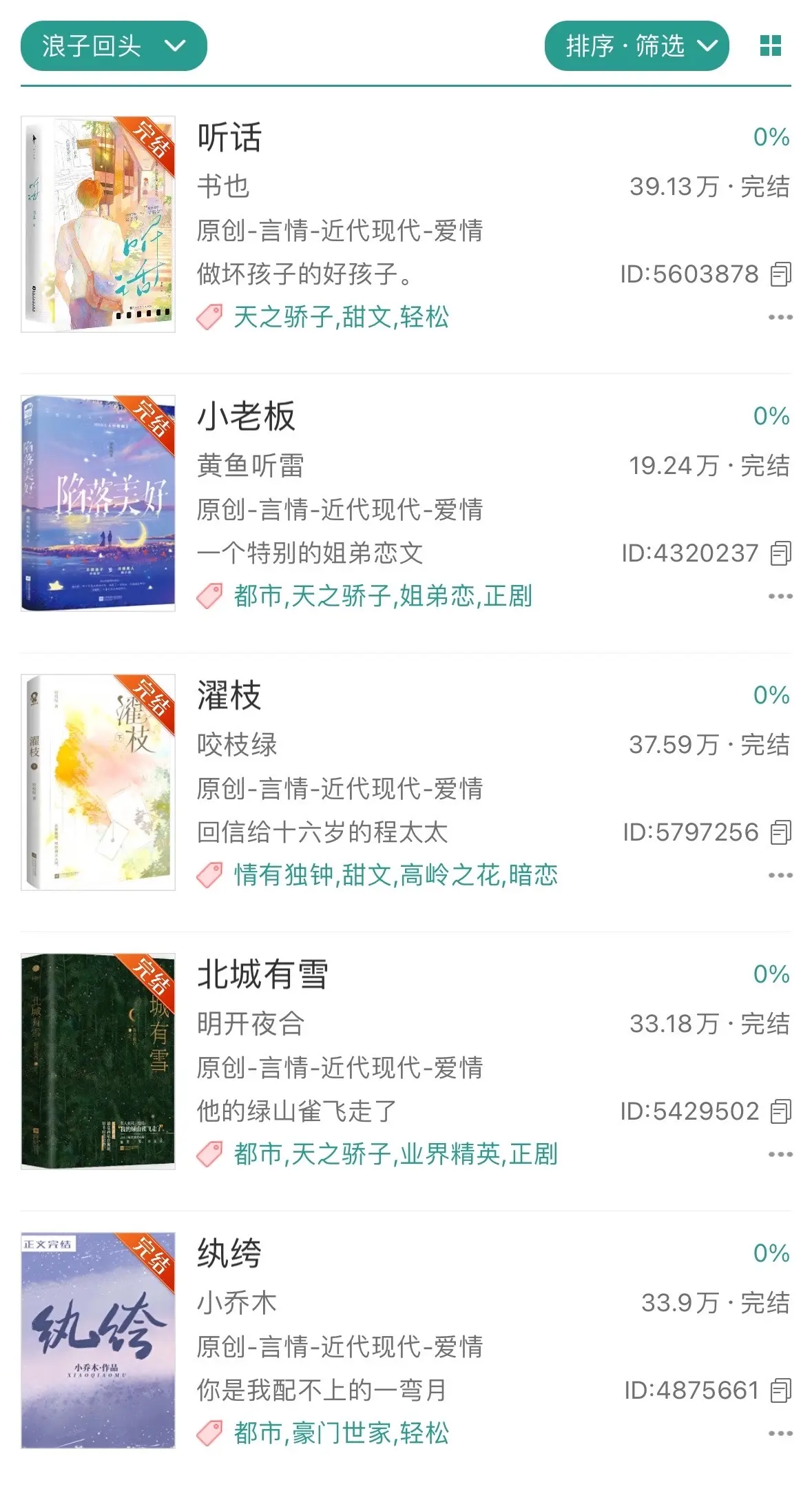 浪子回头