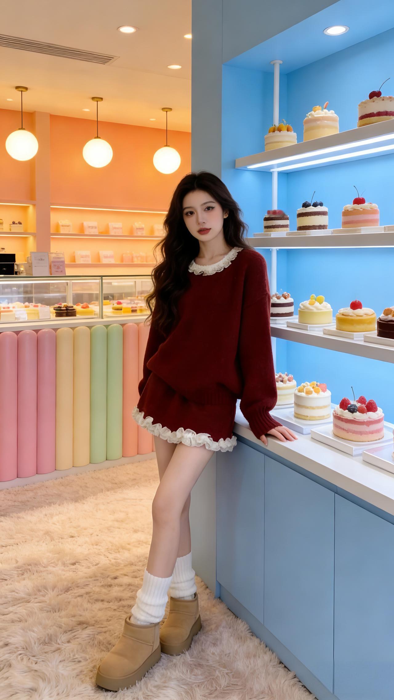 好看的衣服不分年龄冬季出游穿搭思路穿搭这块我很听劝给这个冬天来点多巴胺穿搭美女感