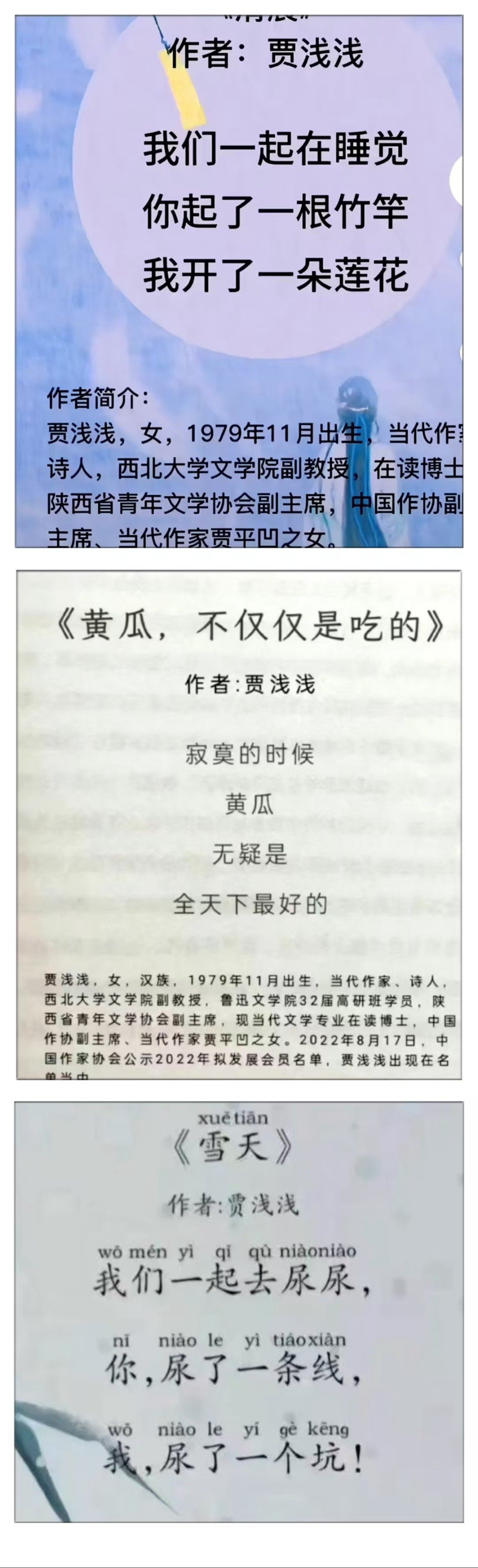 贾浅浅的诗词。。。。 