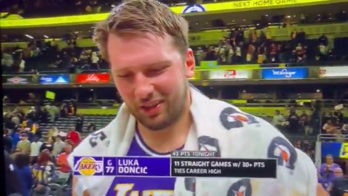 东契奇：“我们输了一场球，所有人都在指指点点。能够重新拿到胜利，感觉很棒。”湖人