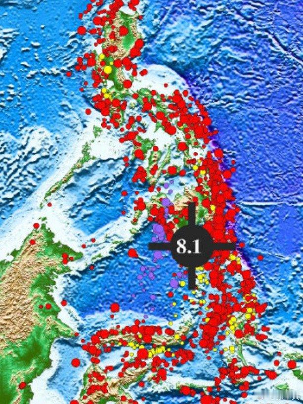 菲律宾群岛7.9级地震 今早七点多菲律宾突发7.9级强震，震源深度40千米，当地