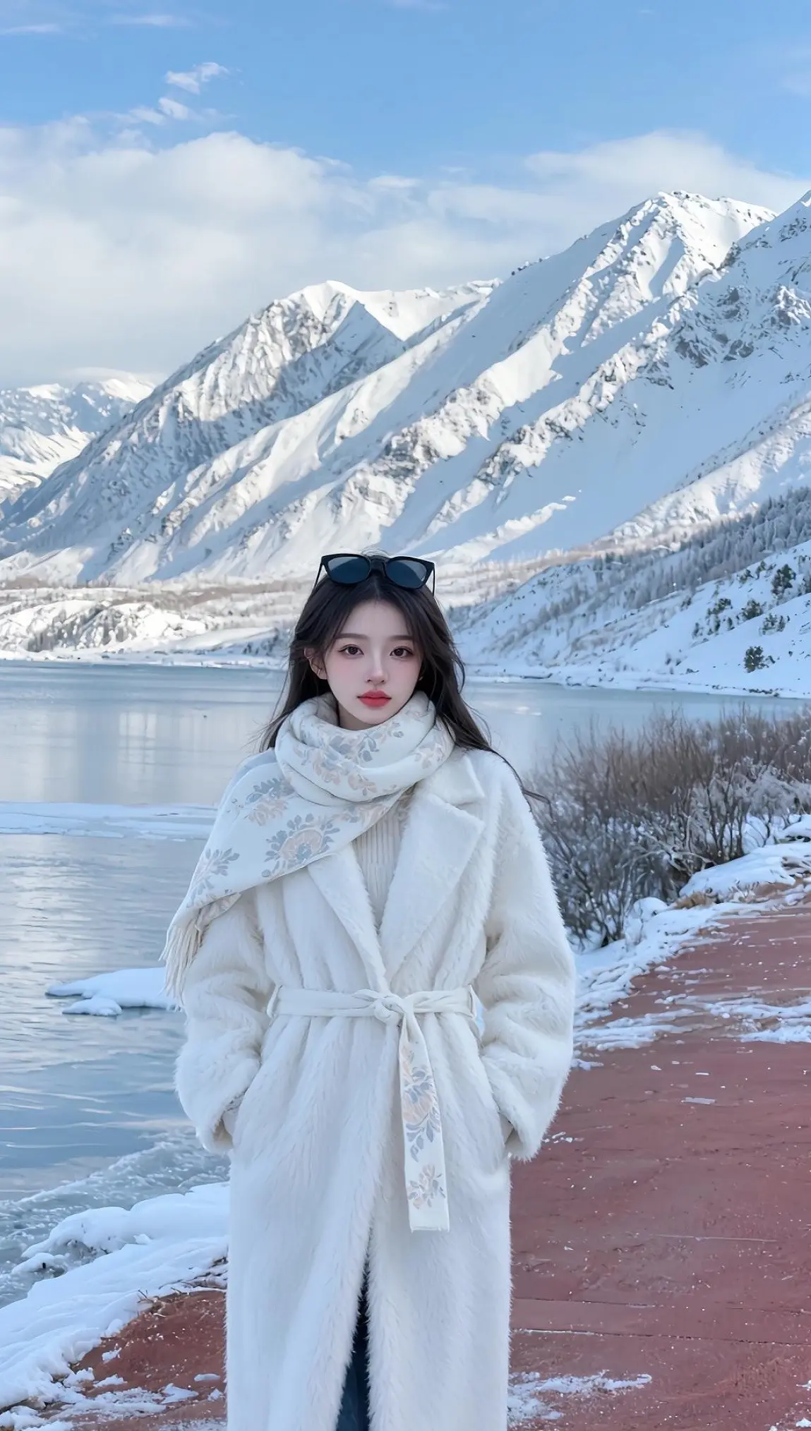 在雪地里撒欢儿，AI让我成为焦点！  🔥