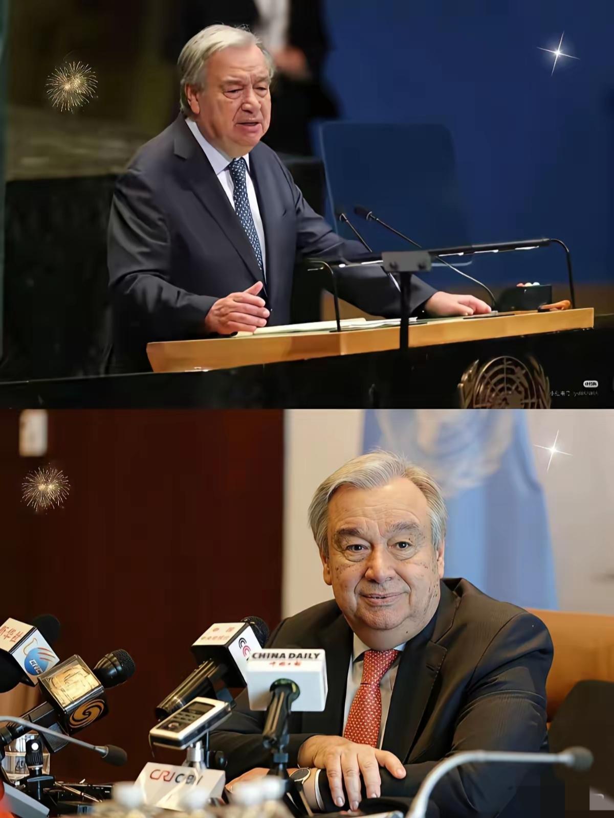 古特雷斯在联合国大会直接点名日本才是二战的源头，压根不是德国闪击波兰，这是彻底给