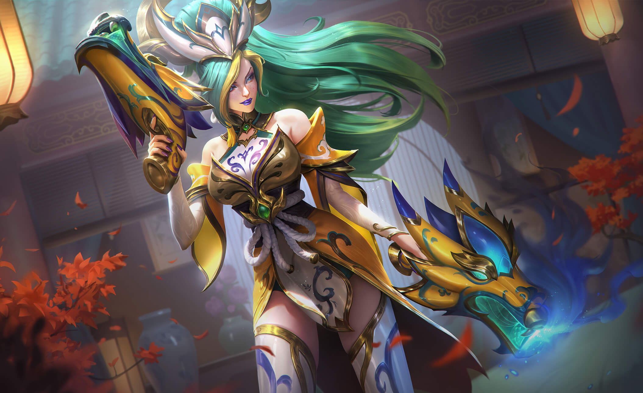 截至目前，厄运小姐所有的臻彩皮肤原画英雄联盟