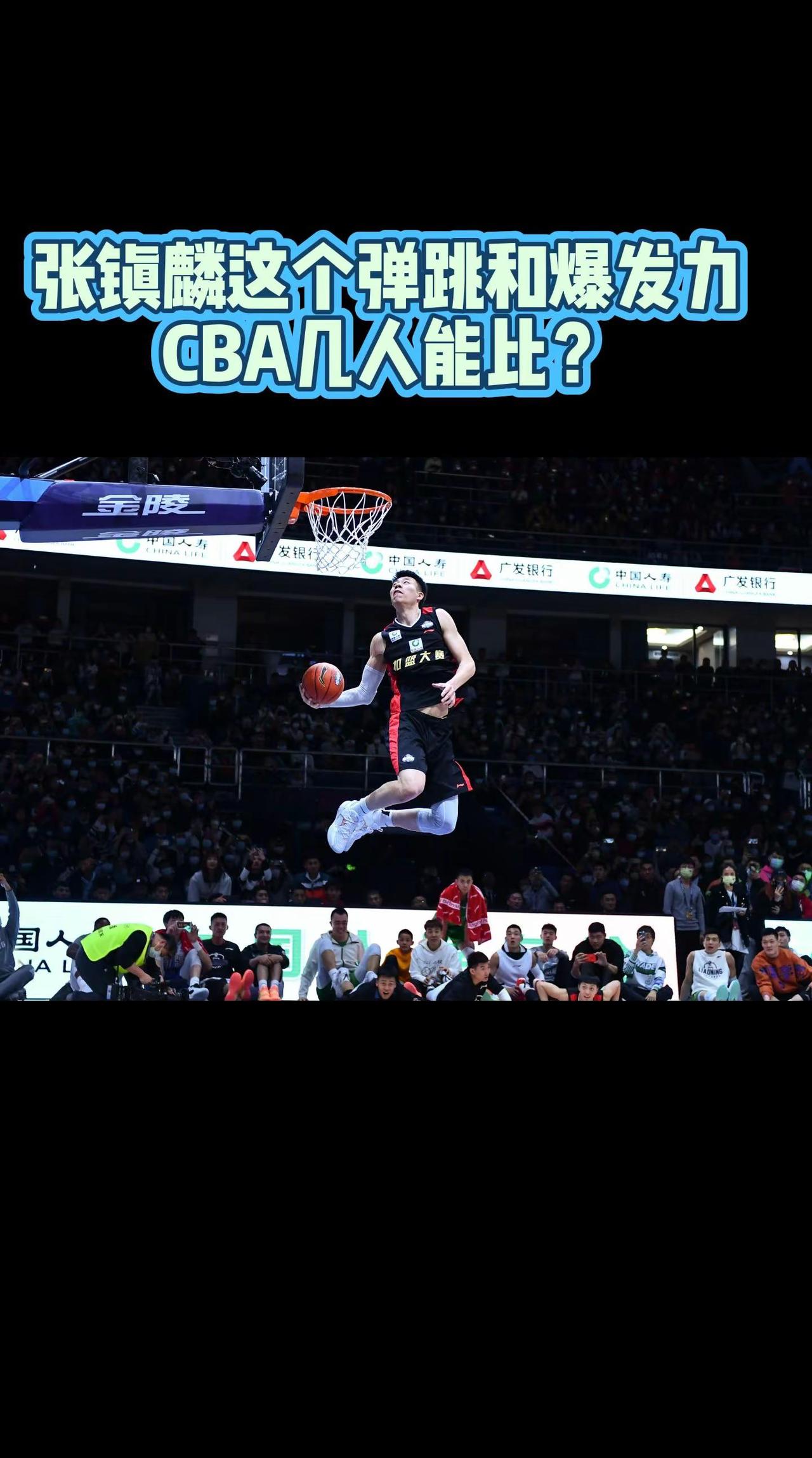 张镇麟的弹跳和爆发力，CBA几人能比？