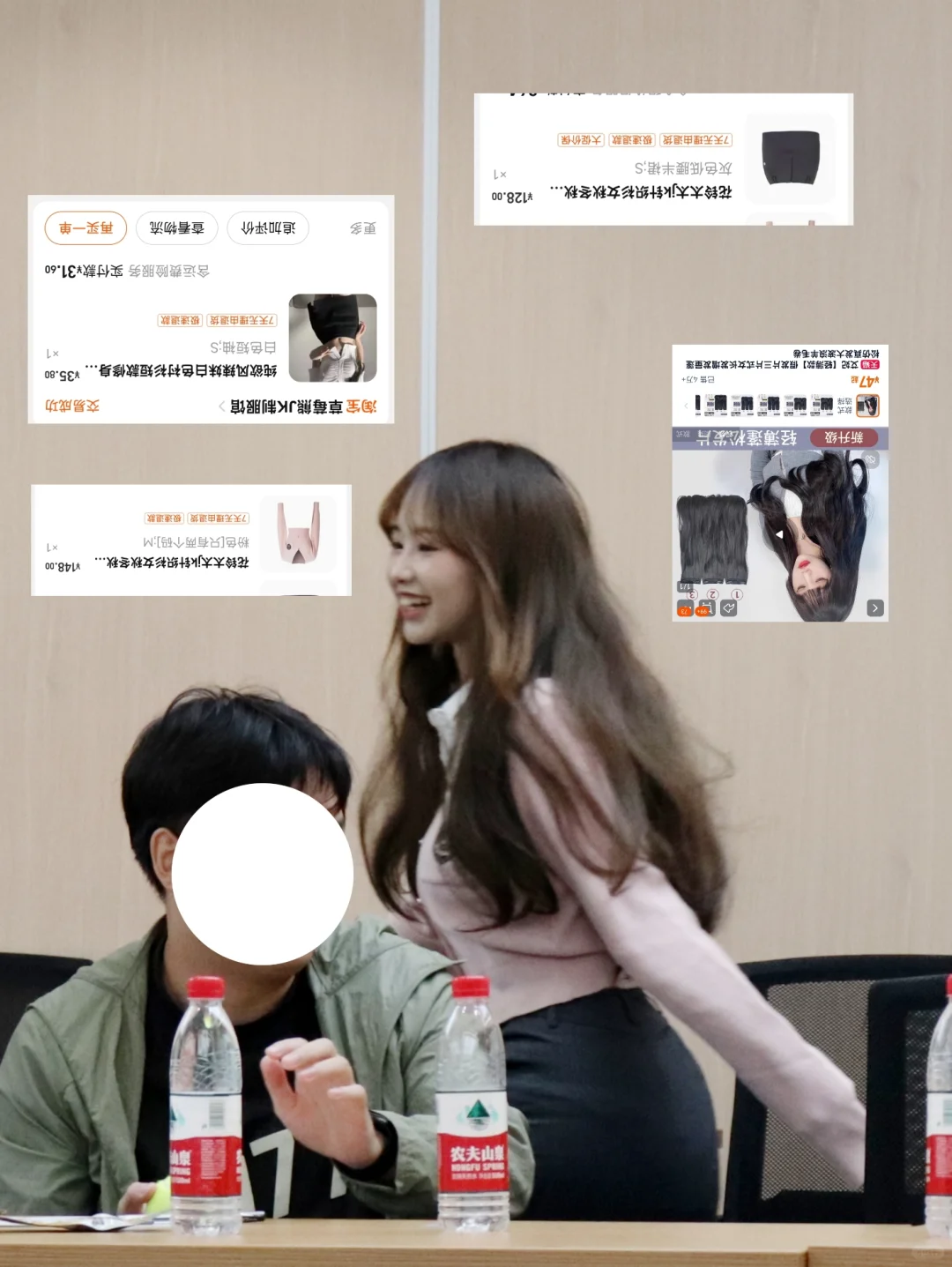 宝宝们问的衣服和假发片分享来啦