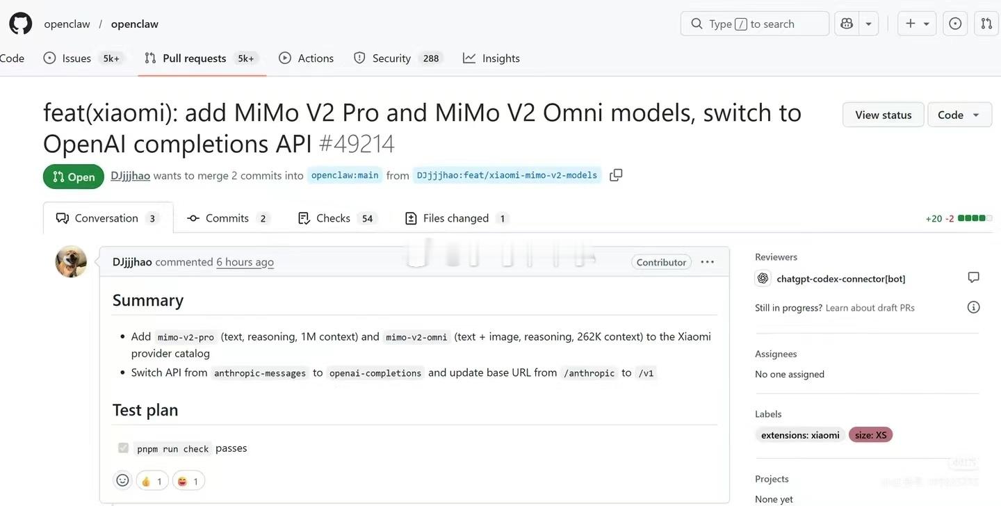 实锤两个小米新模型AI探索计划小米