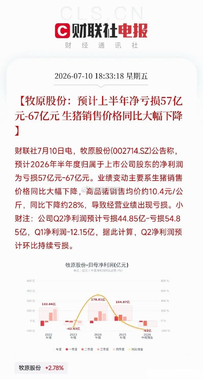 周五下午7点，一条业绩预告弹出来，让市场从科技股的算力狂欢中清醒过来不是AI芯片