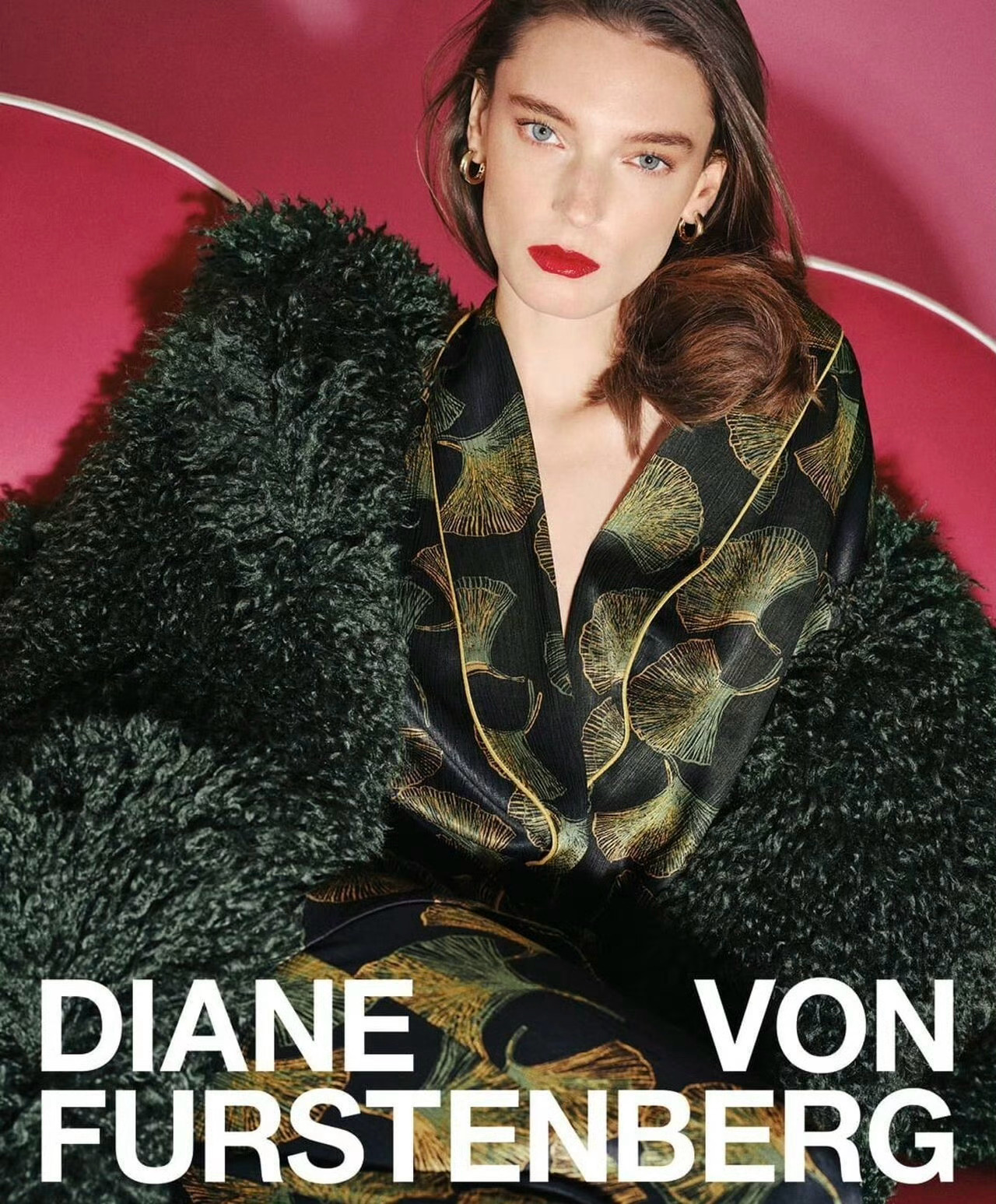 模特Ansley Gulielmi Diane von Furstenberg 
