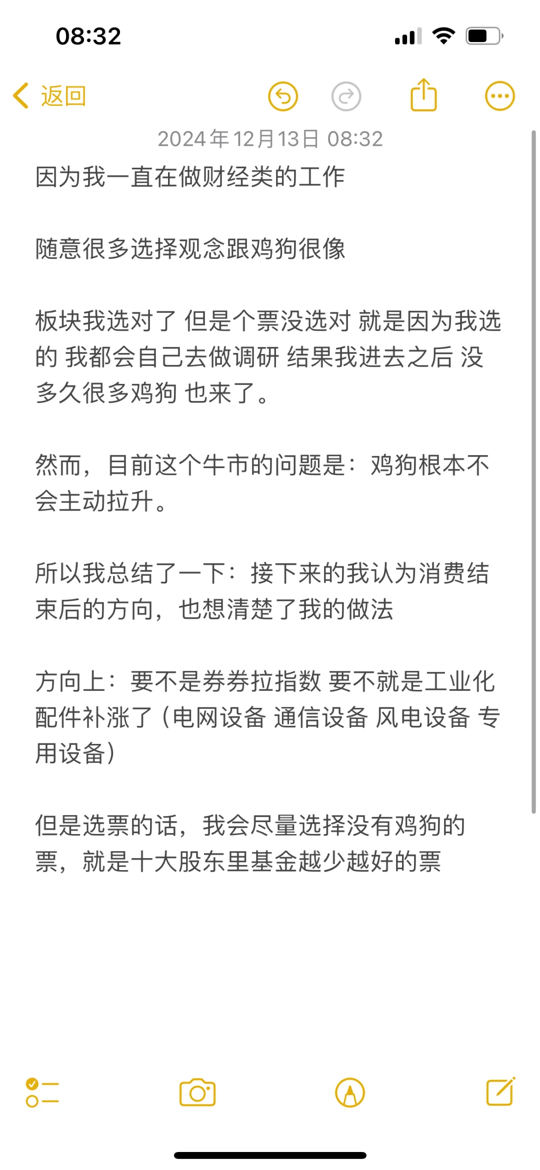 炒股 基金 A股  12月13日心得总结