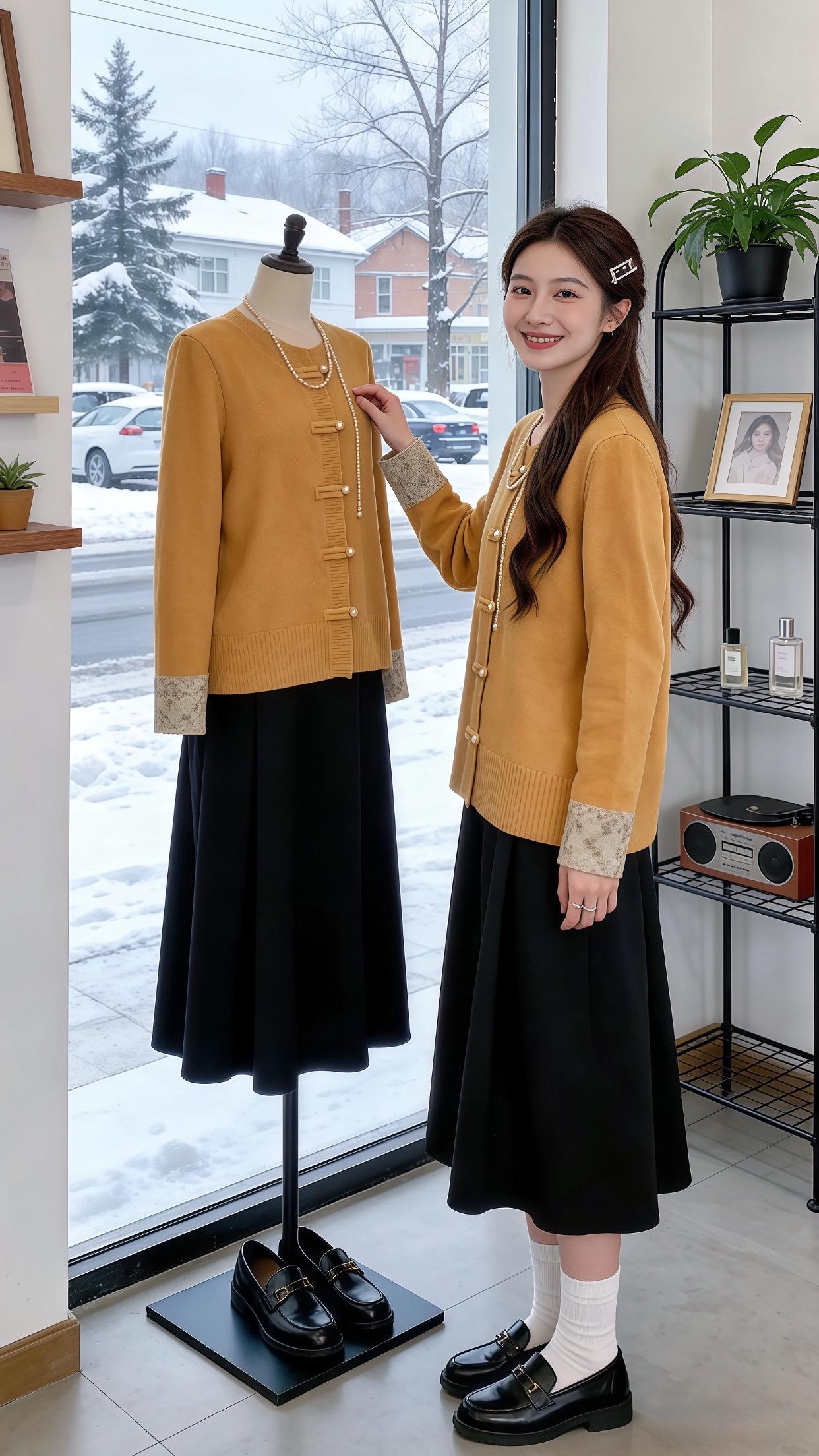 新年穿搭 新中式国风 每一层都能见人的新年穿搭 谁还没穿上马年限定穿搭...