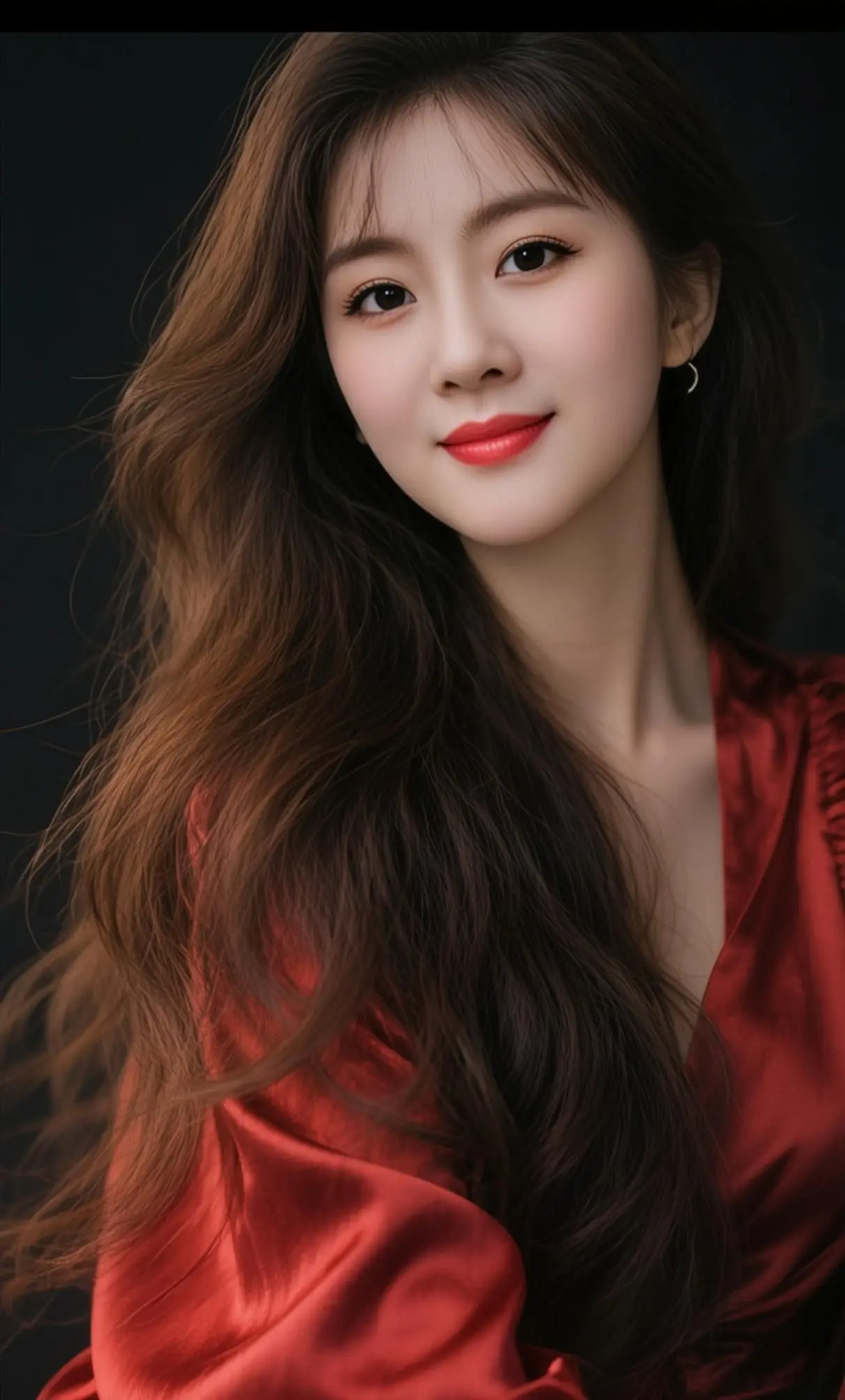 AI红绸风情照 ai创作