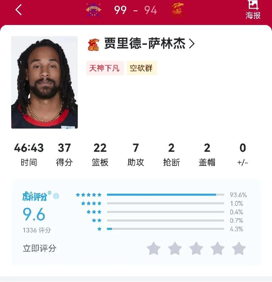 深圳输给北控让球迷看清了三个事实！
1.萨林杰就是第一大外援天神下凡，场场当爹又