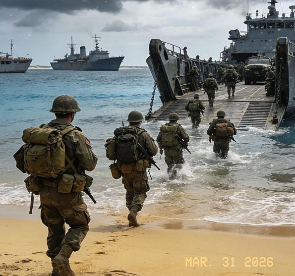 3500名美国大兵。
 
一声不吭地摸进了中东。
 
前脚刚落定，美军中央司令部