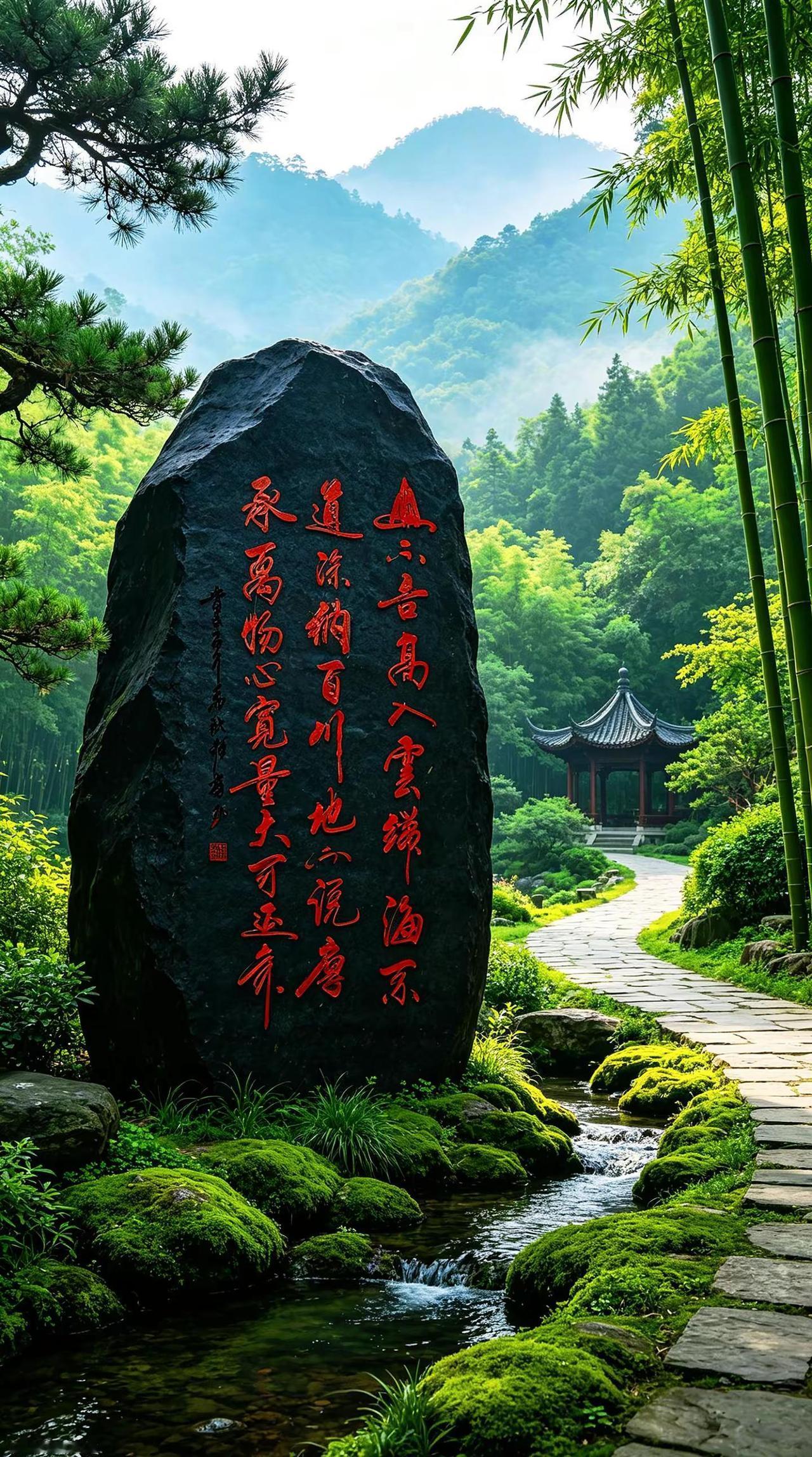 维安原创书法作品展示。AI鎏金书法原石实景照
