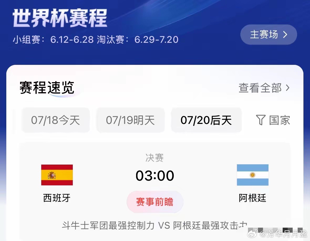 全球股市的重磅利好消息，世界杯魔咒下周一结束！7月20日下周一凌晨三点钟世界杯总